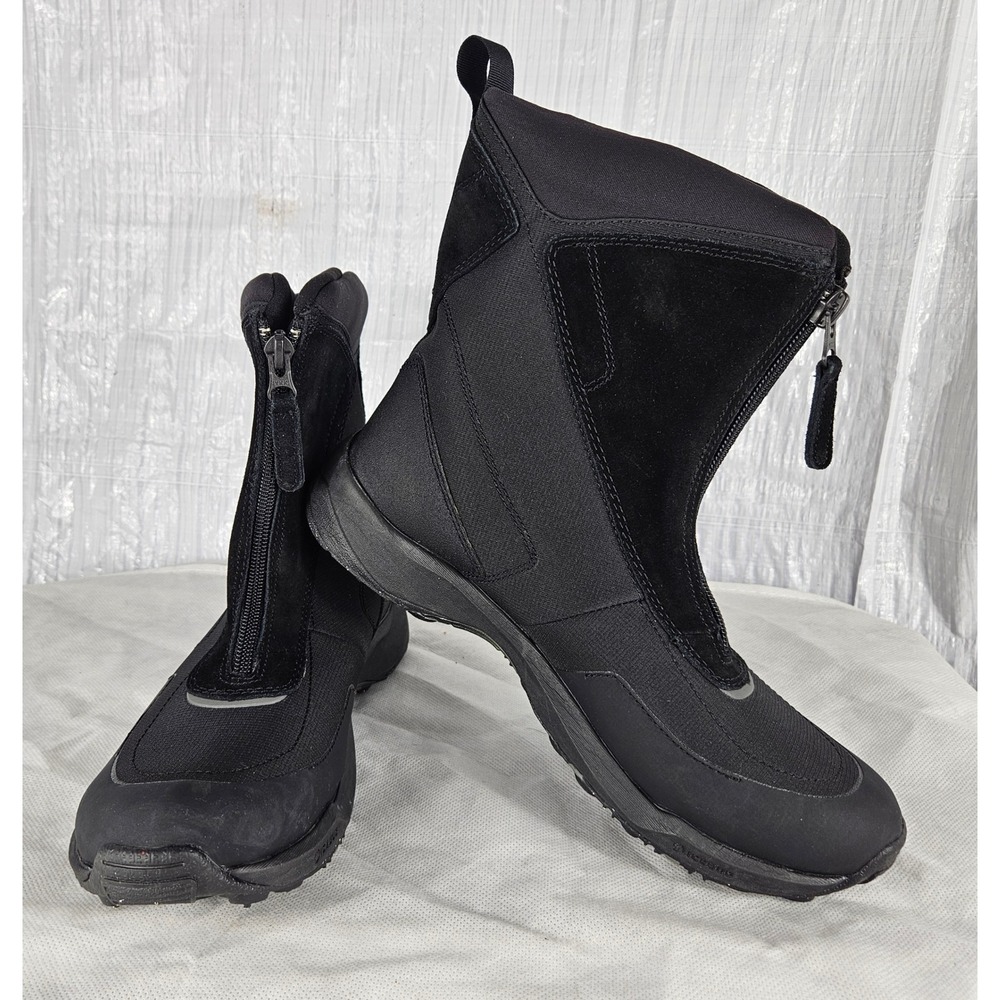 Icebug Ivalo3 BUGrip Women 10 M 8.5 Studded Winter Boots Front Zip Carbide Studs